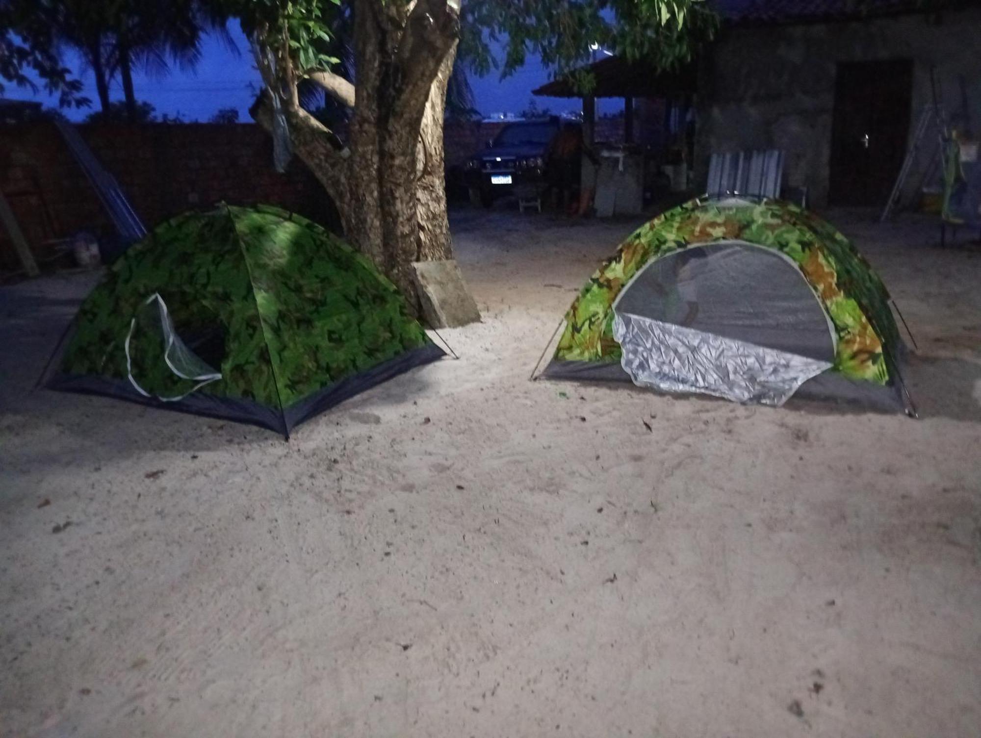 Hostel E Camping Na Rua Das Flores Santo Amaro do Maranhao ภายนอก รูปภาพ